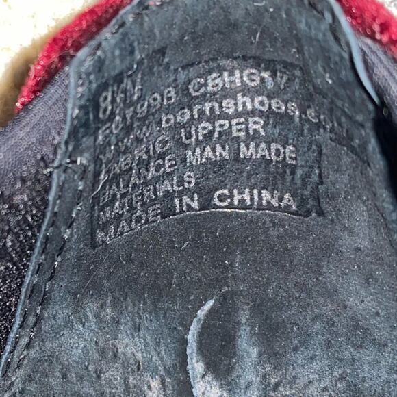 Born Rozalee Ballet Flat Women 8.5 Garnet Burgundy Red Cranberry Velvet Comfort - Picture 5 of 9